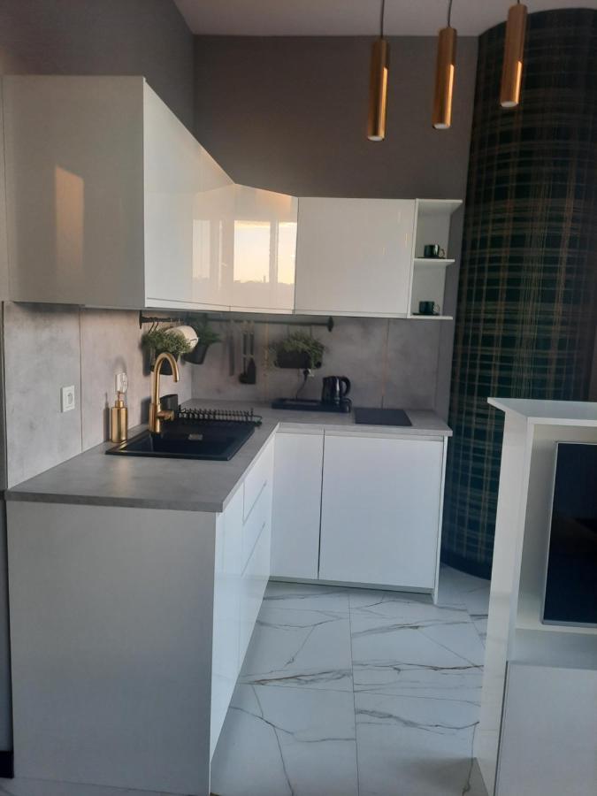 Hanza Tower Sunny Apartment Szczecin Dış mekan fotoğraf