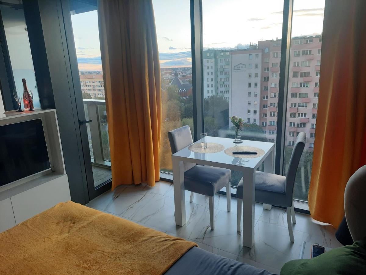 Hanza Tower Sunny Apartment Szczecin Dış mekan fotoğraf