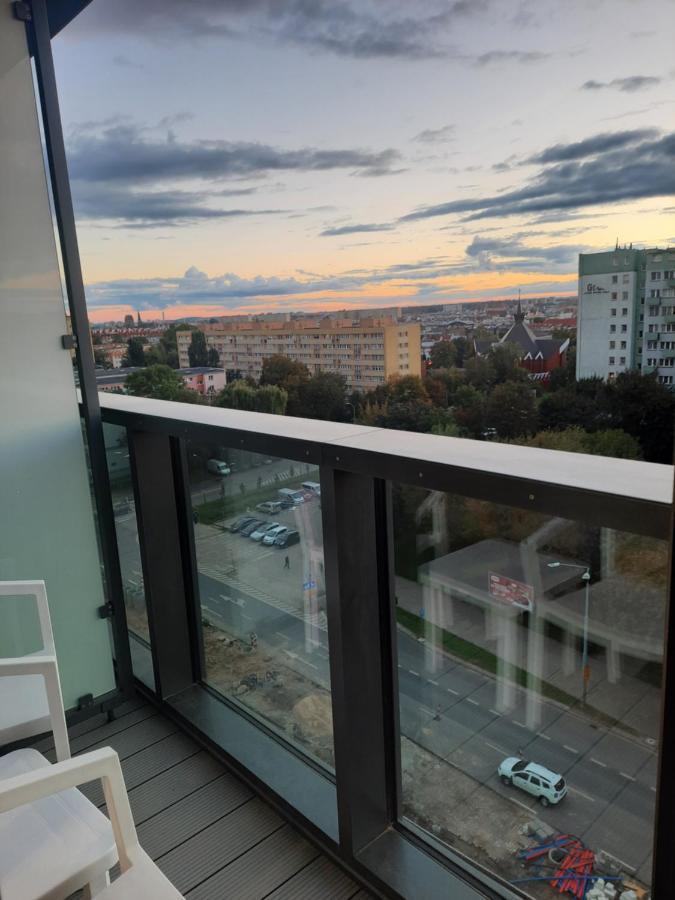 Hanza Tower Sunny Apartment Szczecin Dış mekan fotoğraf