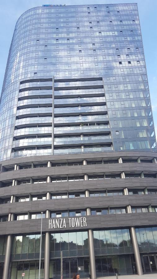 Hanza Tower Sunny Apartment Szczecin Dış mekan fotoğraf